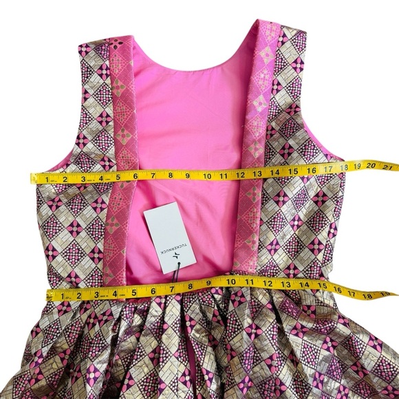 Tuckernuck Champagne Dreams Essie brocade Elegant Sleeveless Dress NEW - Picture 7 of 9